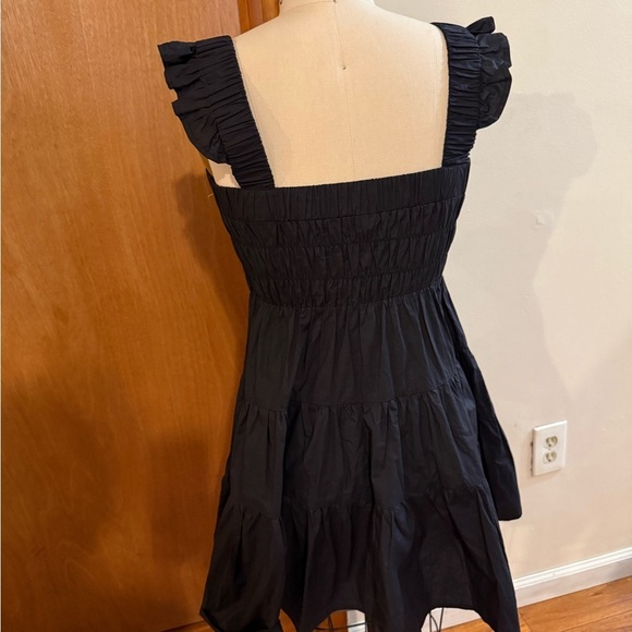 Greylin Black Ruffled Mini Dress - Picture 6 of 9
